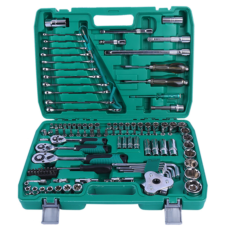 Bicycle Repair Kit - Set of 121 Pieces Household Machinery