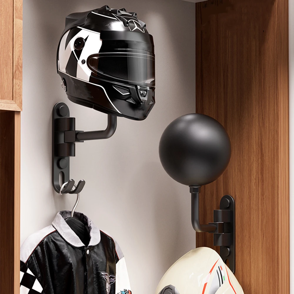Cycling Gear Wall Mount - Motorcycle Helmet Wall Mount Holder -