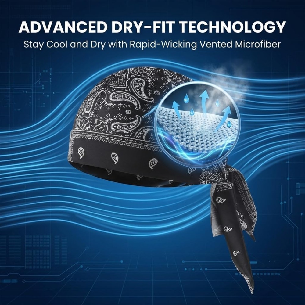 1-5pcs Cooling Skull Cap Helme - đánh giá và giá Cycling Gear And Accessories