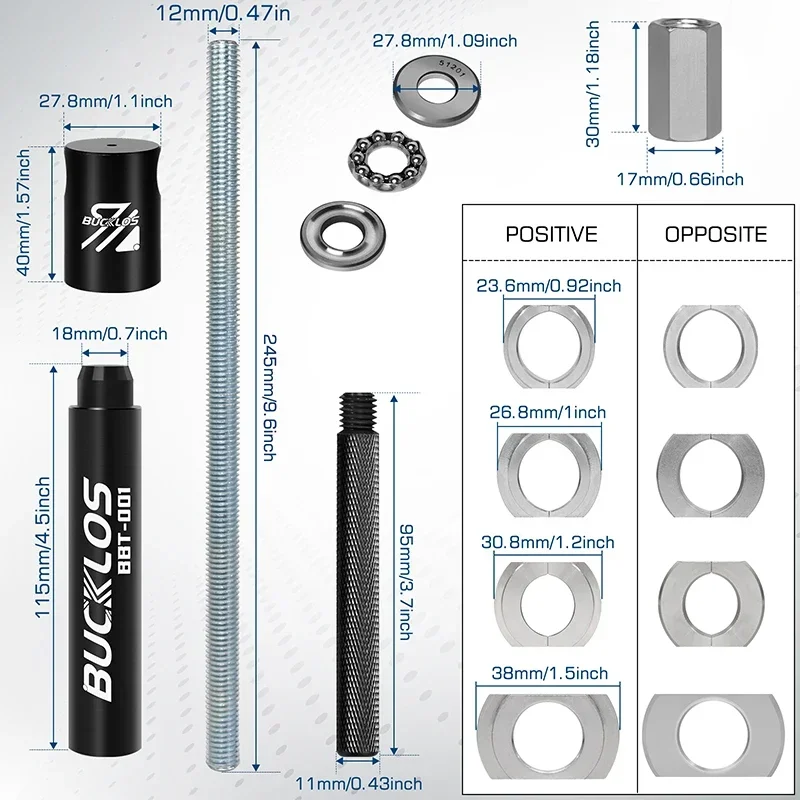 BUCKLOS Bicycle Bottom Bracket - đánh giá và giá Bicycle Repair Kit