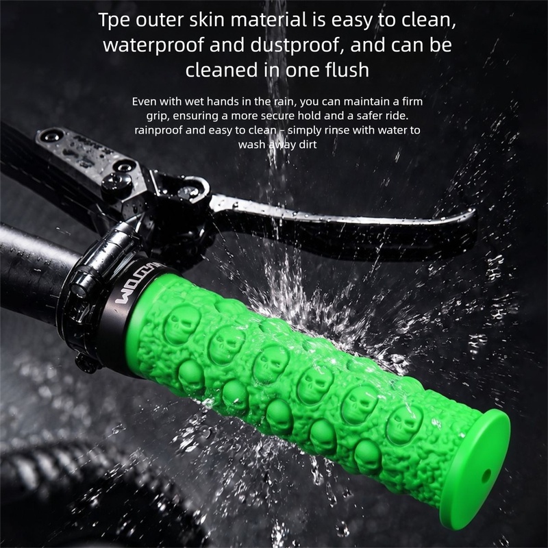 Bicycle Handlebar Grips, Skull - đánh giá và giá Cycling Gear And Accessories