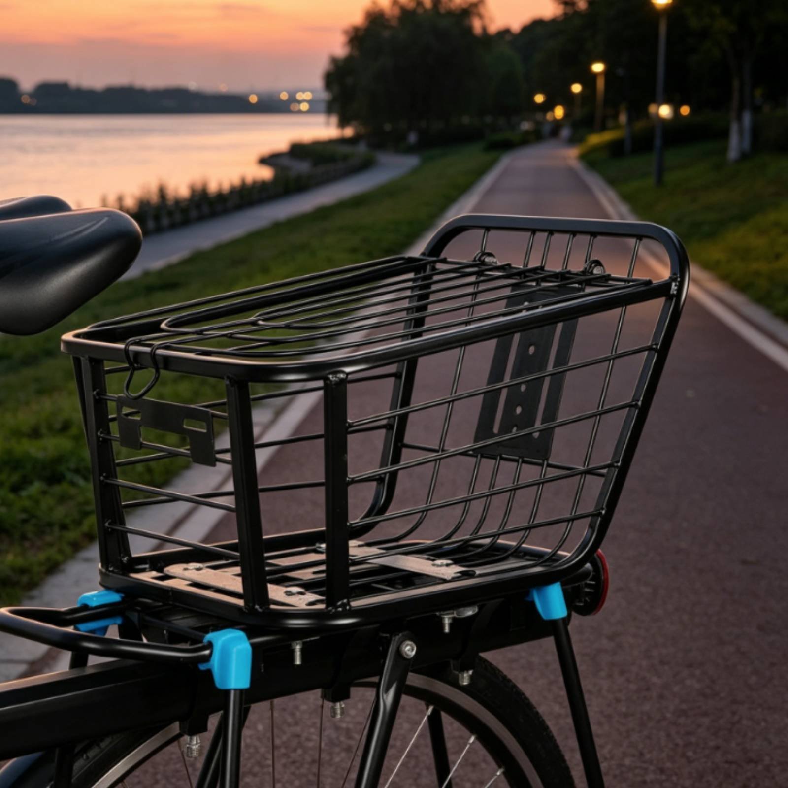 Folding Rear Bike Basket Folda - đánh giá và giá Cycling Gear Usa