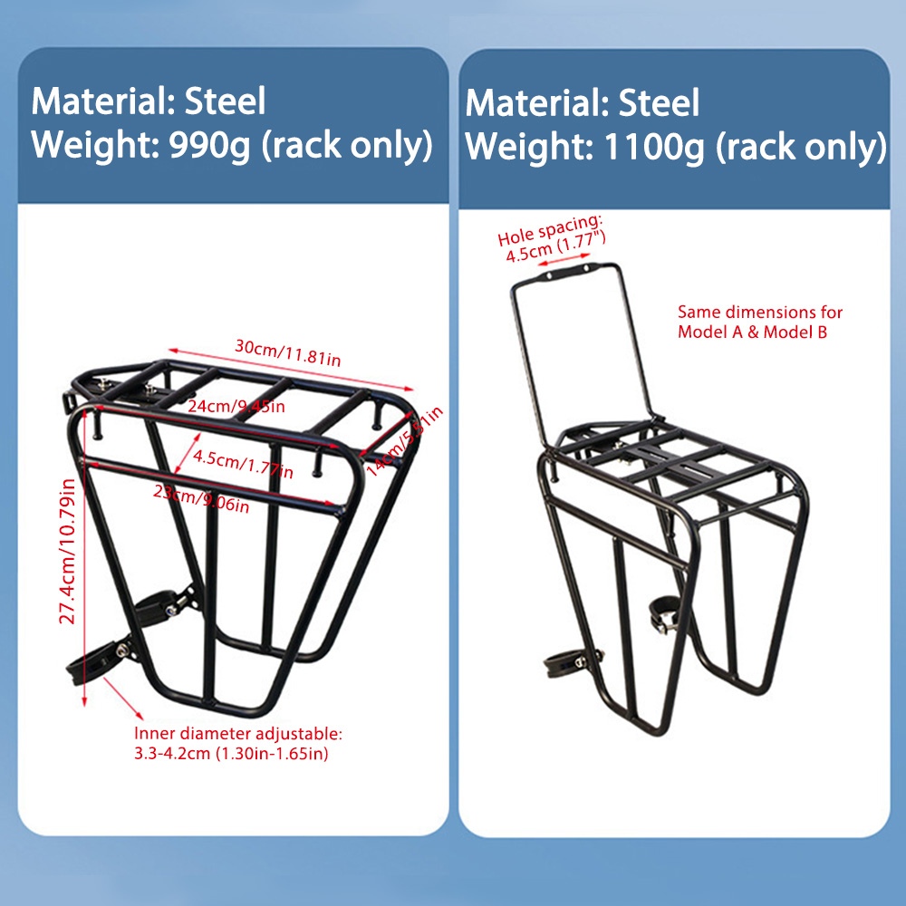 NEWBOLER Gravel Bike Front Rac - đánh giá và giá Bike Cargo Rack