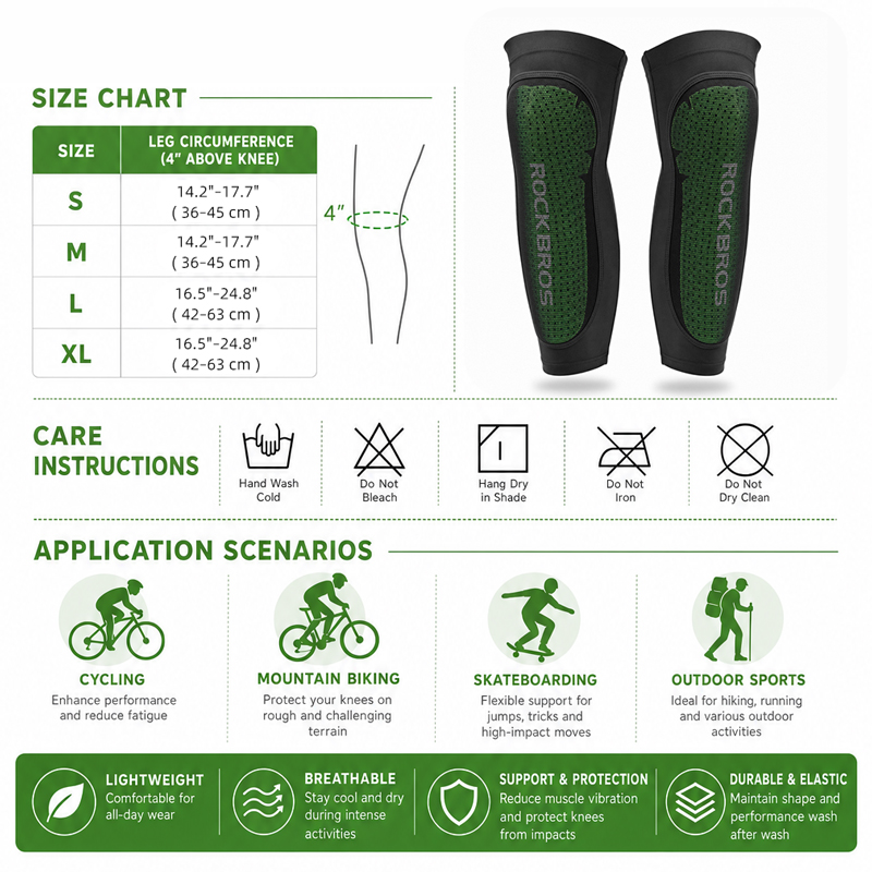 ROCKBROS Cool Sport Legs MTB C - đánh giá và giá Cycling Gear Usa